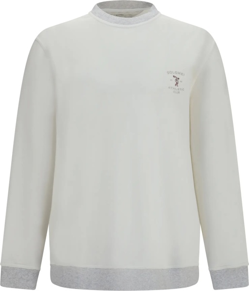 Bluza trening Cotton Sweatshirt with embroidery