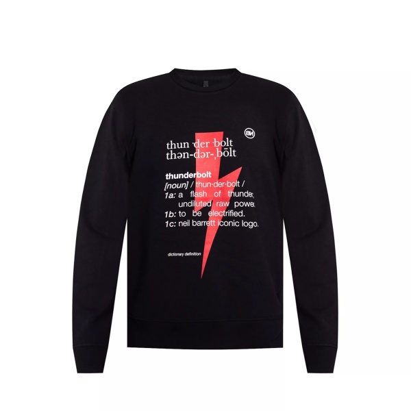 Bluza trening Neil Barrett Logo Sweatshirt