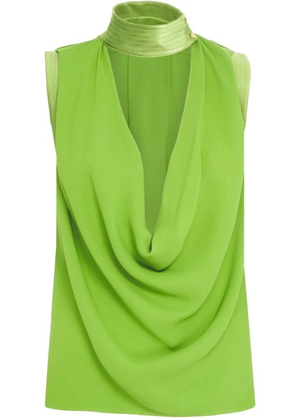 Bluze Top with cowl neck