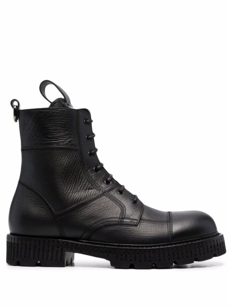Bocanci Dolce & Gabbana negri din piele
