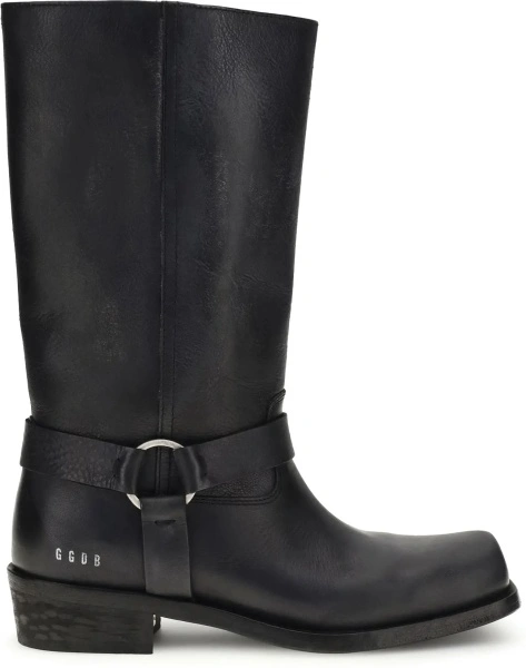 Bocanci Leather Biker Boots