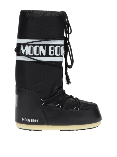 Bocanci Moon Boot negri din nylon