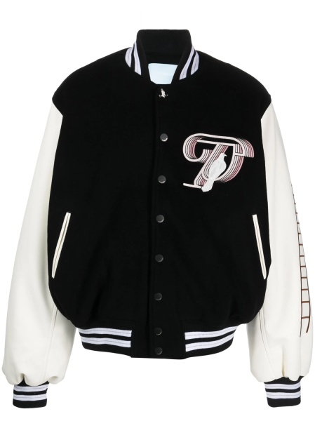 Bomber jacket 3.PARADIS neagra din lana