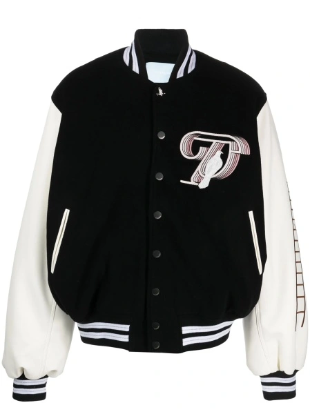 Bomber jacket 3.PARADIS neagra din lana
