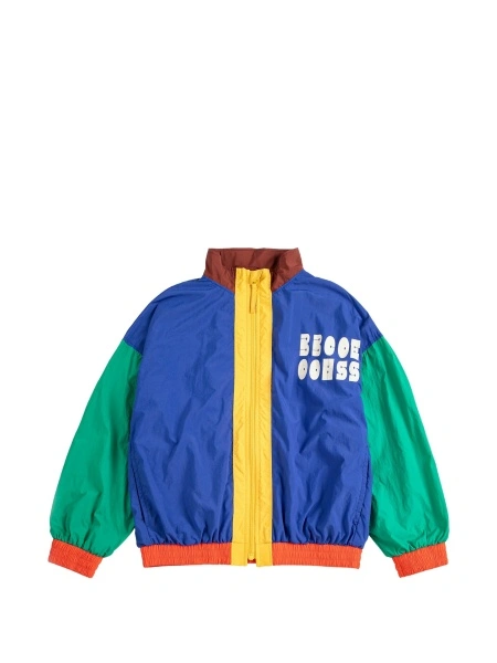 Bomber jacket Bobo Choses albastra din poliamida