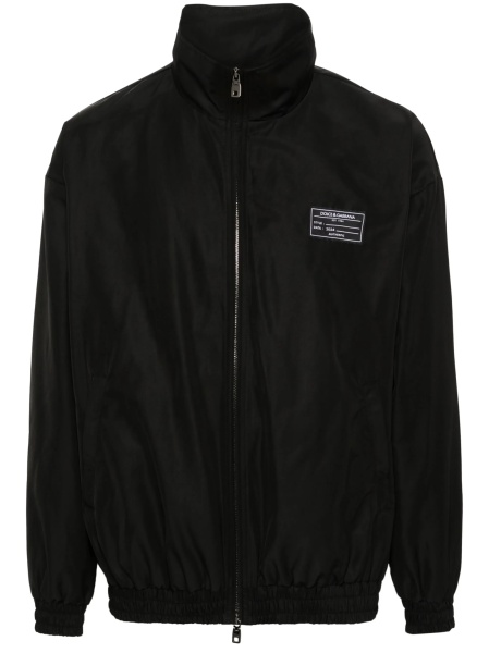Bomber jacket Dolce & Gabbana neagra din polyester
