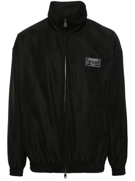 Bomber jacket Dolce & Gabbana neagra din polyester
