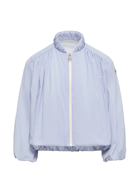 Bomber jacket Moncler albastra din poliamida