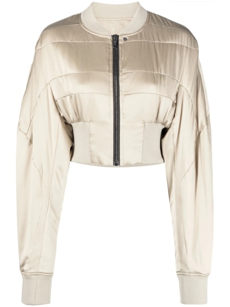 Bomber jacket Rick Owens neutra din lana si matase