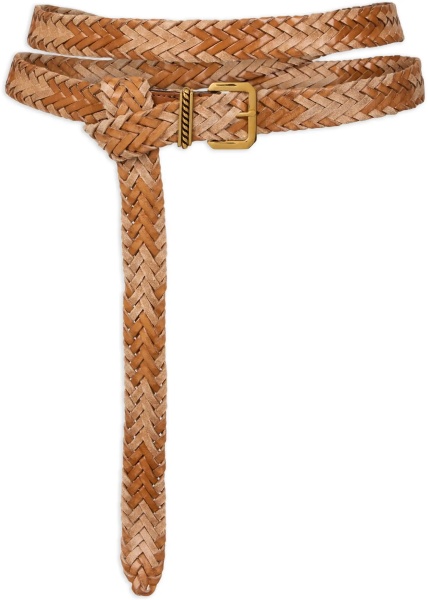 Braided leather Belt