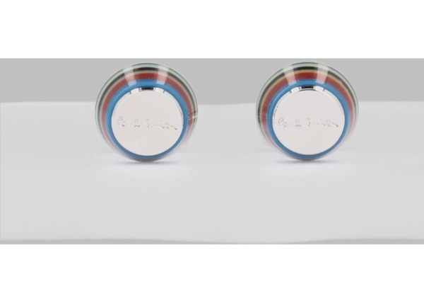 Butoni Gemelli "Signature Stripe" Con Logo