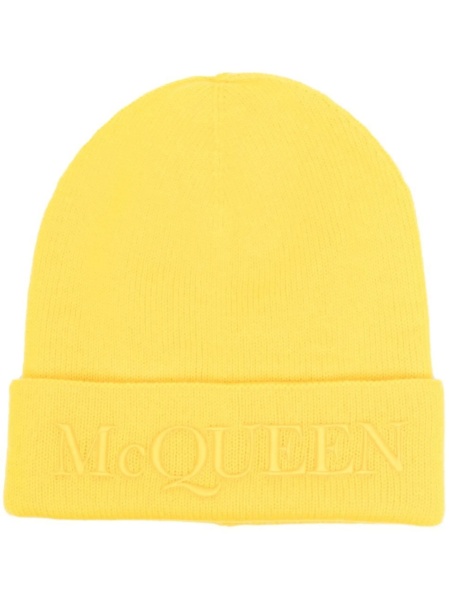 Caciula Alexander McQueen galbena