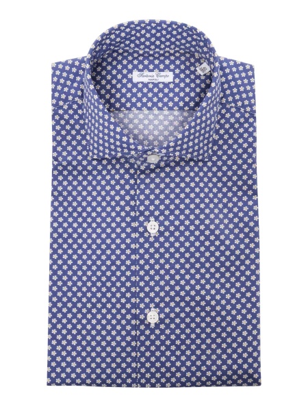 Camasa casual Blue floral shirt