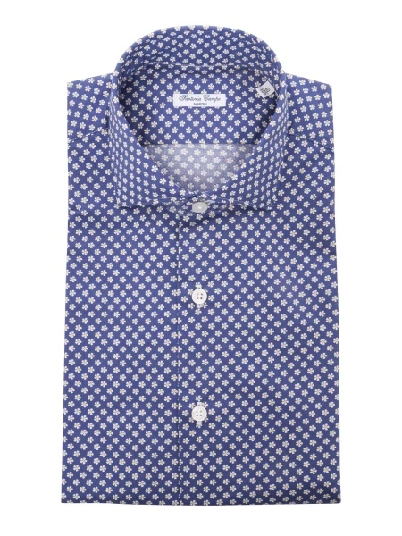 Camasa casual Blue floral shirt