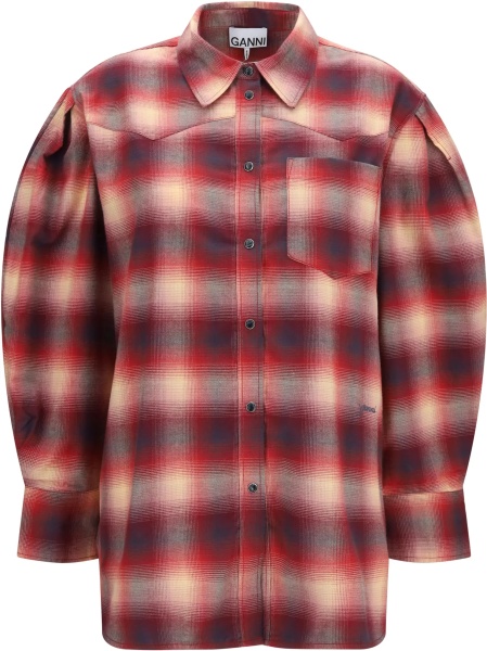 Camasa casual Cotton flannel check Shirt