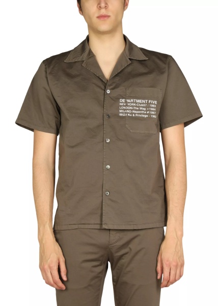 Camasa casual Hawaiian Logo Print Shirt