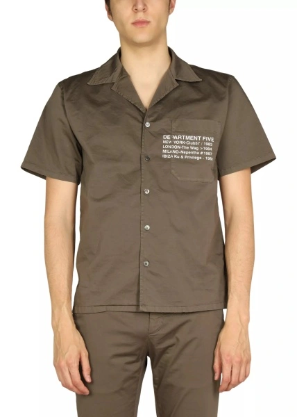 Camasa casual Hawaiian Logo Print Shirt