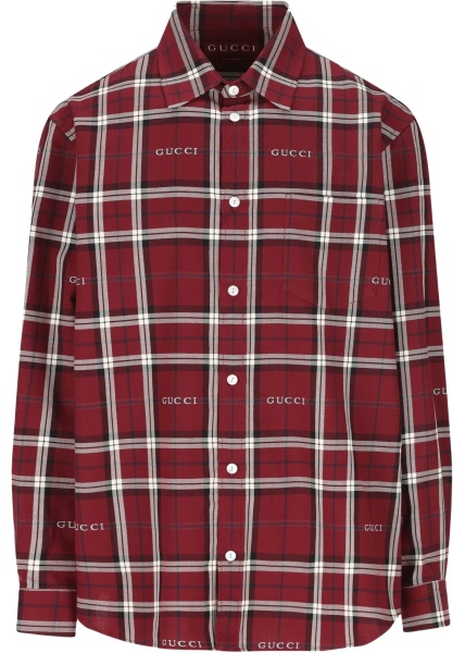 Camasa casual Multicolour tartan cotton jacquard Shirt