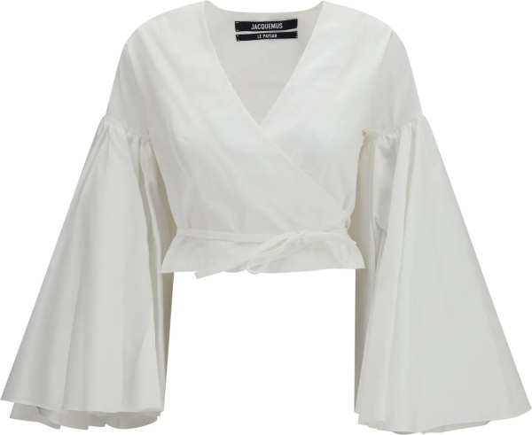 Camasa casual Paysan wrap Top