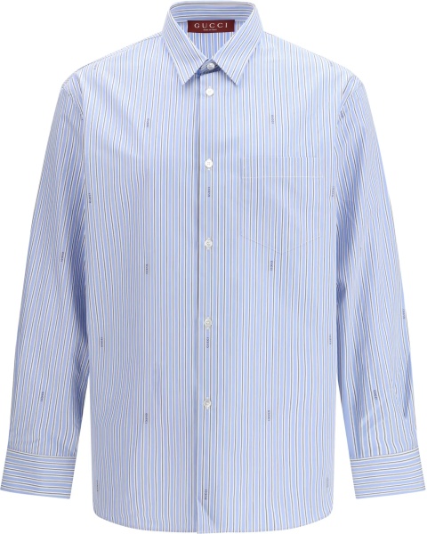 Camasa casual Striped cotton poplin Shirt