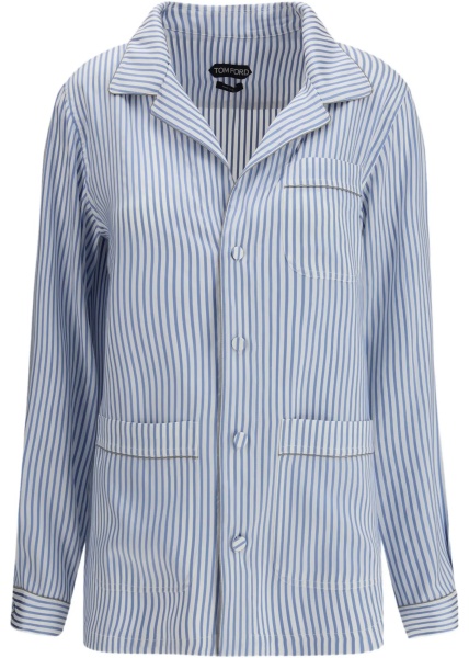 Camasa casual Striped Silk PJ Shirt