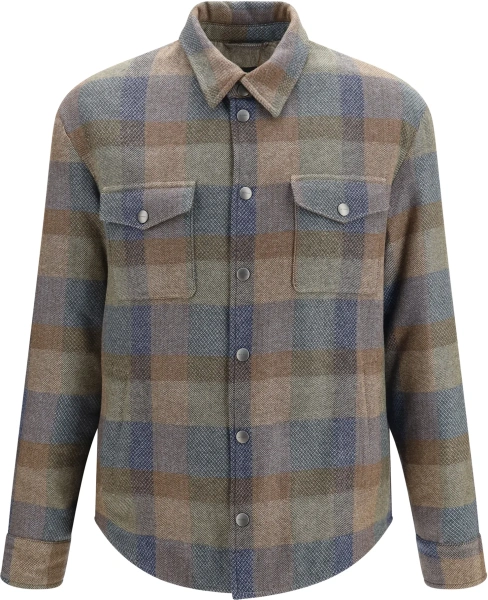 Camasa casual Wool and cashmere check Shirt