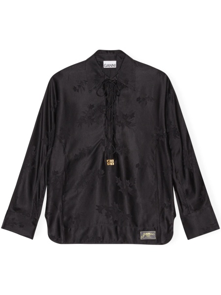 Camasa Ganni neagra