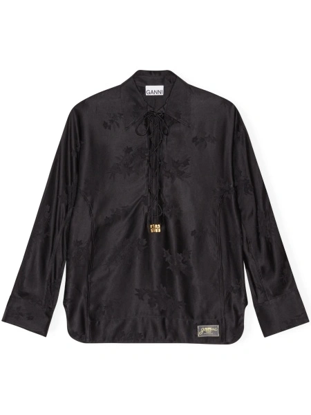 Camasa Ganni neagra