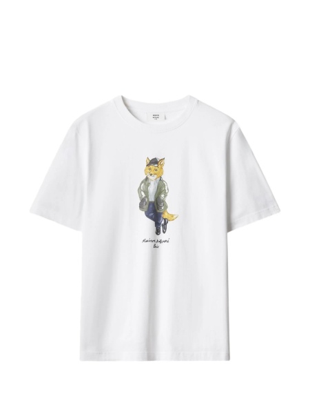 Camasa MAISON KITSUNÉ alba