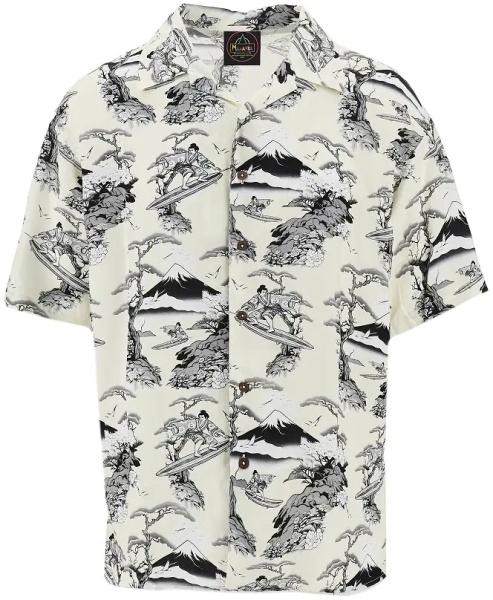 Camasa Printed viscose shirt