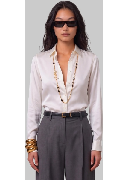 Camasa Stretch Silk Shirt
