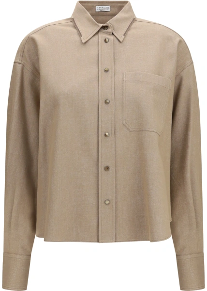 Camasi No Fade Sparkling denim Shirt with Shiny Collar
