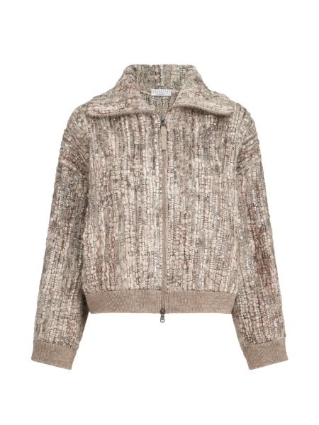 Cardigan Brunello Cucinelli neutru