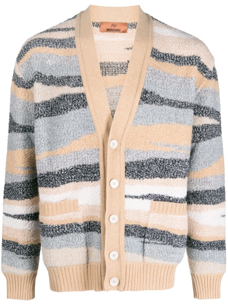 Cardigan MISSONI BEACHWEAR neutru