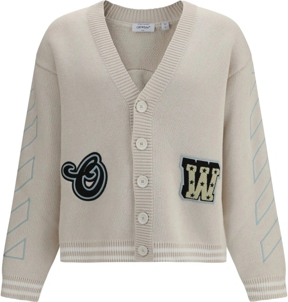 Cardigan Star Logo Diagonal Varsity Cardigan