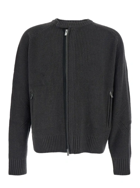 Cardigan Tonywack gri din lana