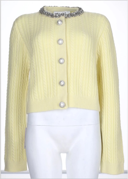 Cardigane Cardigan Con Perle E Strass
