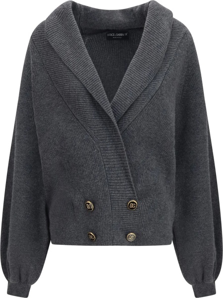 Cardigane Cropped shawl collar Cardigan with wide sleeves