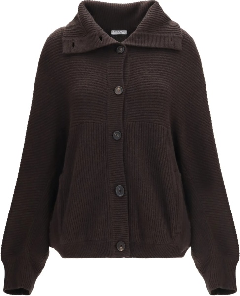 Cardigane High neck cashmere Cardigan