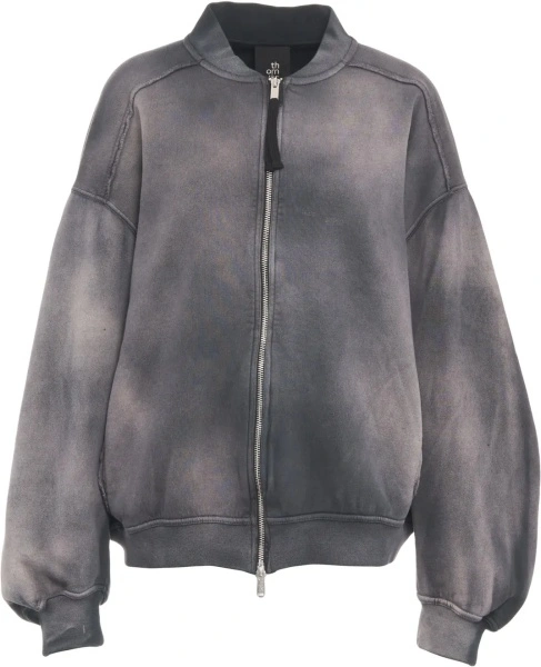 Cardigane Zip-up sweatshirt with batik print