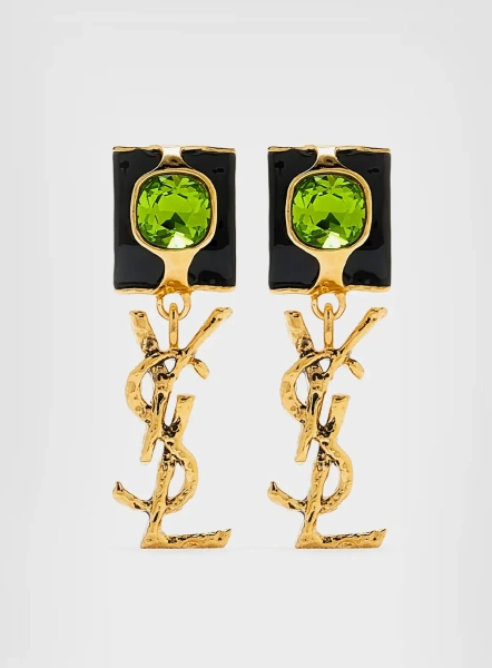 Cercei Cassandre Enamel Drop Earrings In Glass