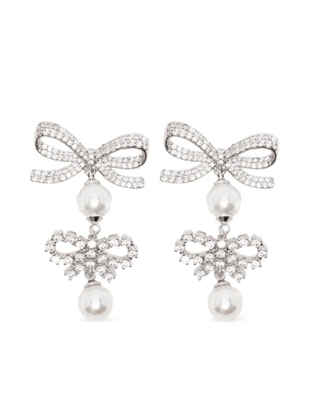 Cercei Earrings with bows and pearls
