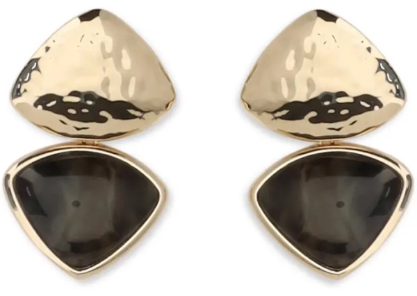 Cercei Two-tone speckled enamel Earrings