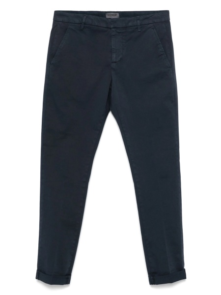 Chinos Dondup albastri din elastan