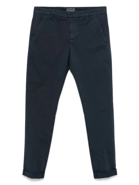 Chinos Dondup albastri din elastan
