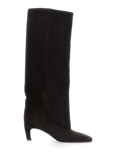 Cizme 'Amber' Brown Knee-High Boots in Suede for Women