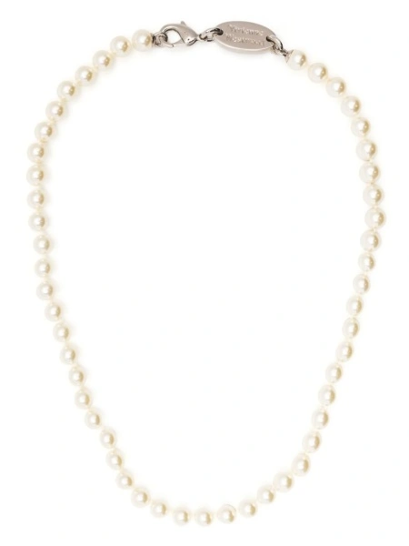 Colier Vivienne Westwood alb