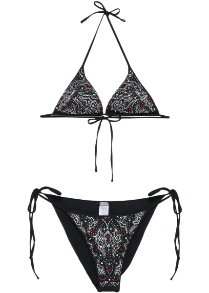 Costum de baie Bikini with rhinestone