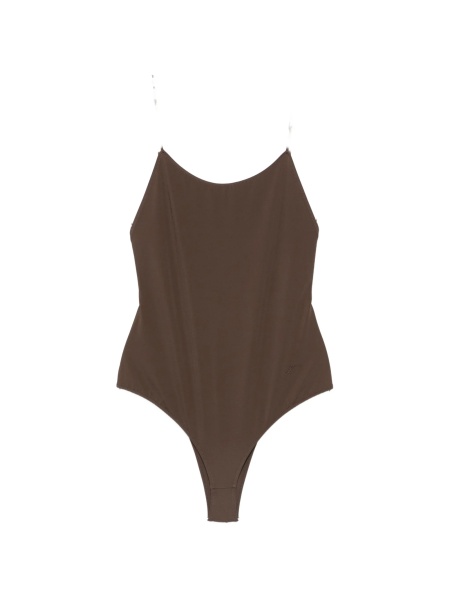Costum de baie intreg JACQUEMUS maro din poliamida si spandex/elastan
