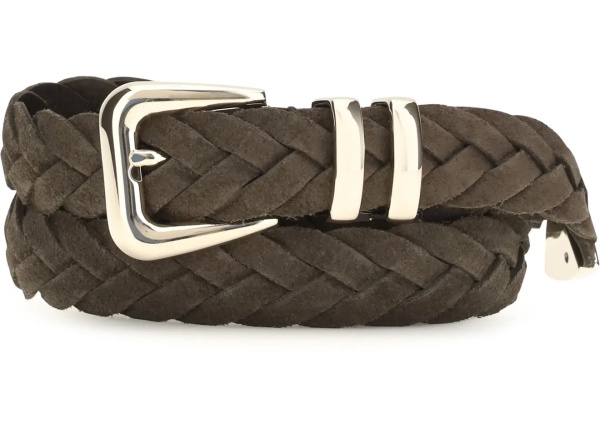 Curea Leather woven Belt